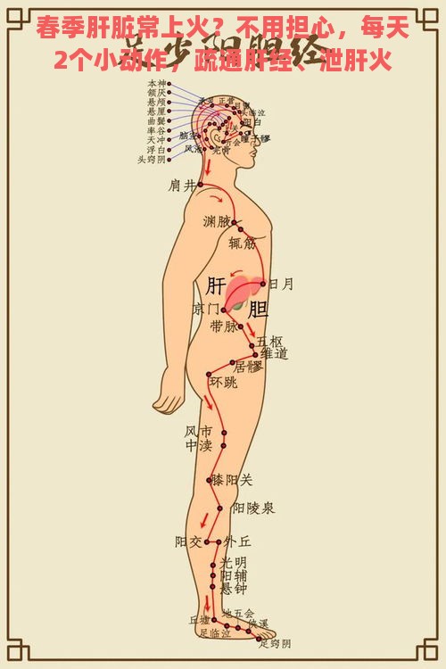 春季肝脏常上火？不用担心，每天2个小动作，疏通肝经、泄肝火